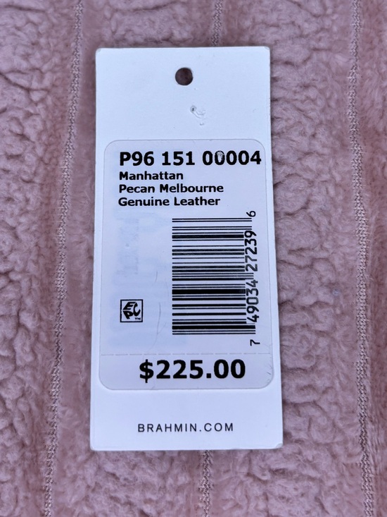 Brahmin Rare Manhattan Pecan Crossbody Bag - Picture 11 of 11